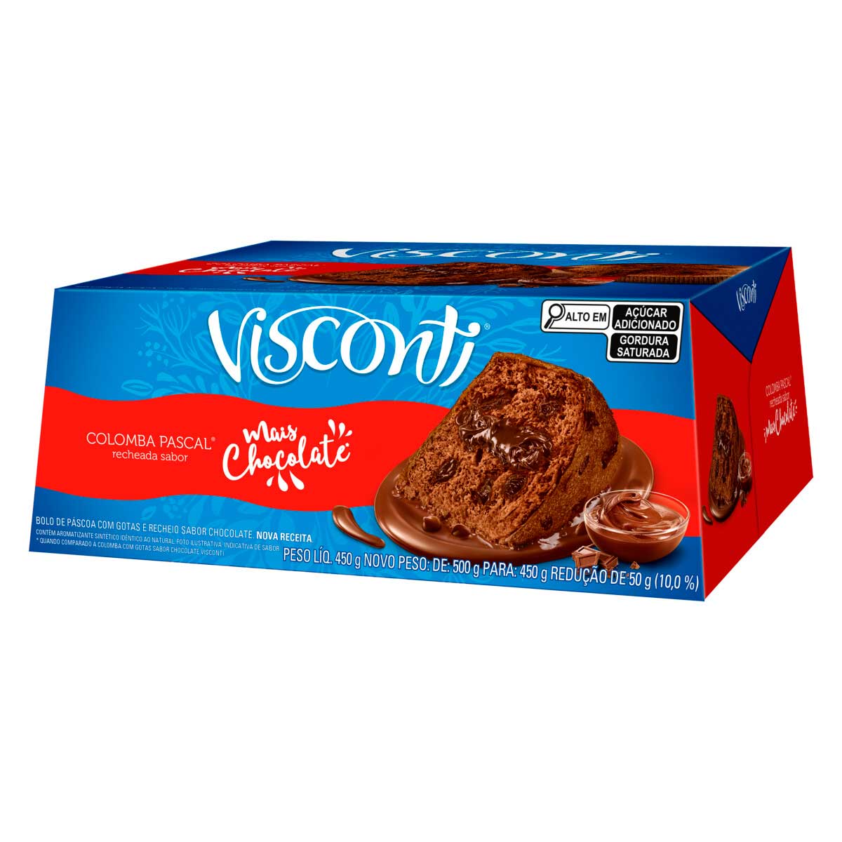 Colomba Pascal mais Chocolate Visconti 400g