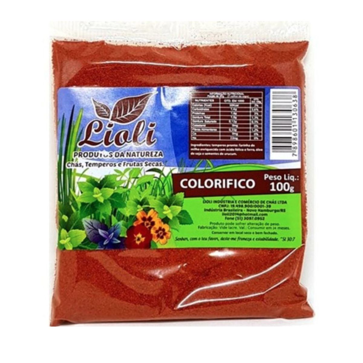 Colorífico Lioli com 100 g