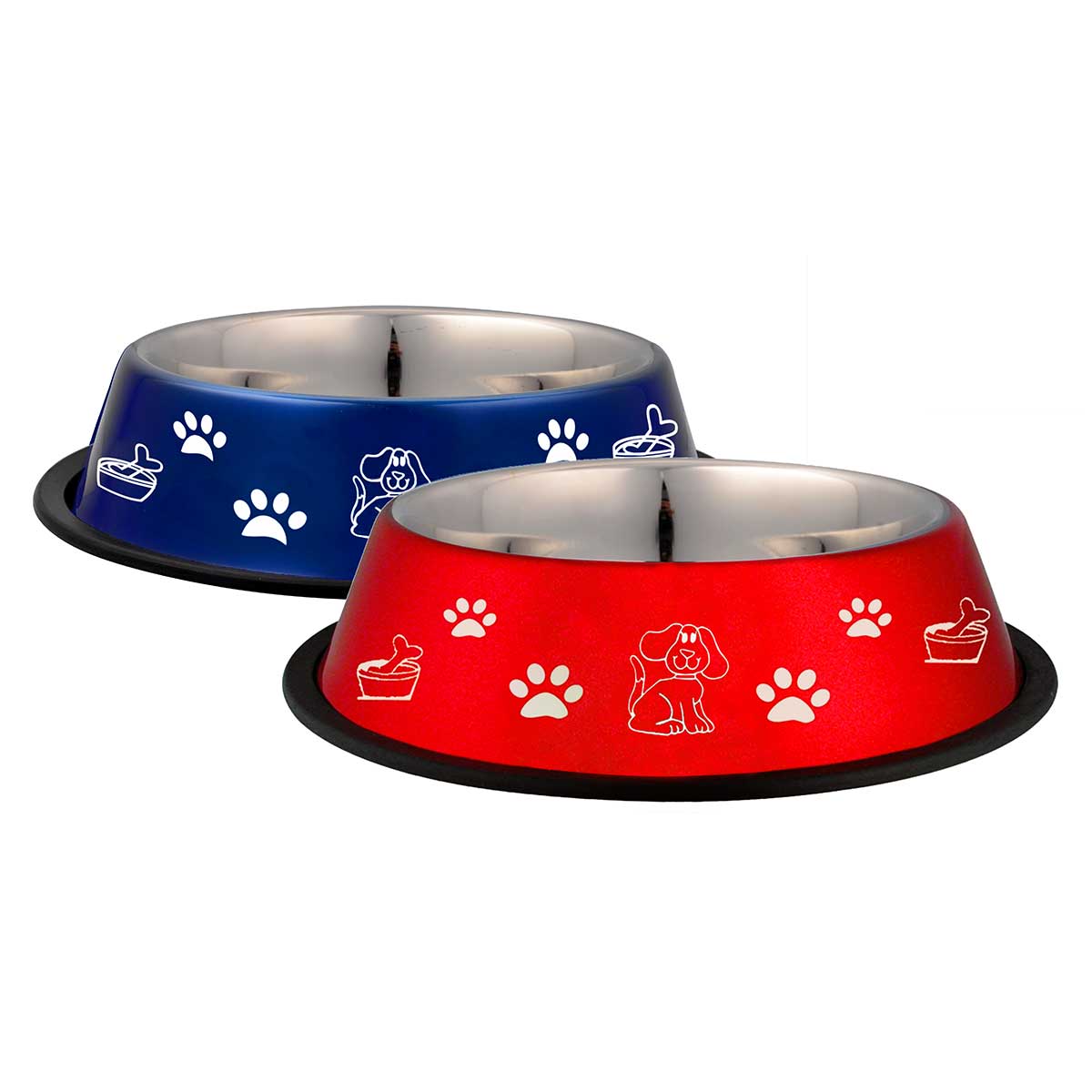 Comedouro Comum Pequeno para Cães e Gatos em Aço Inox Carrefour