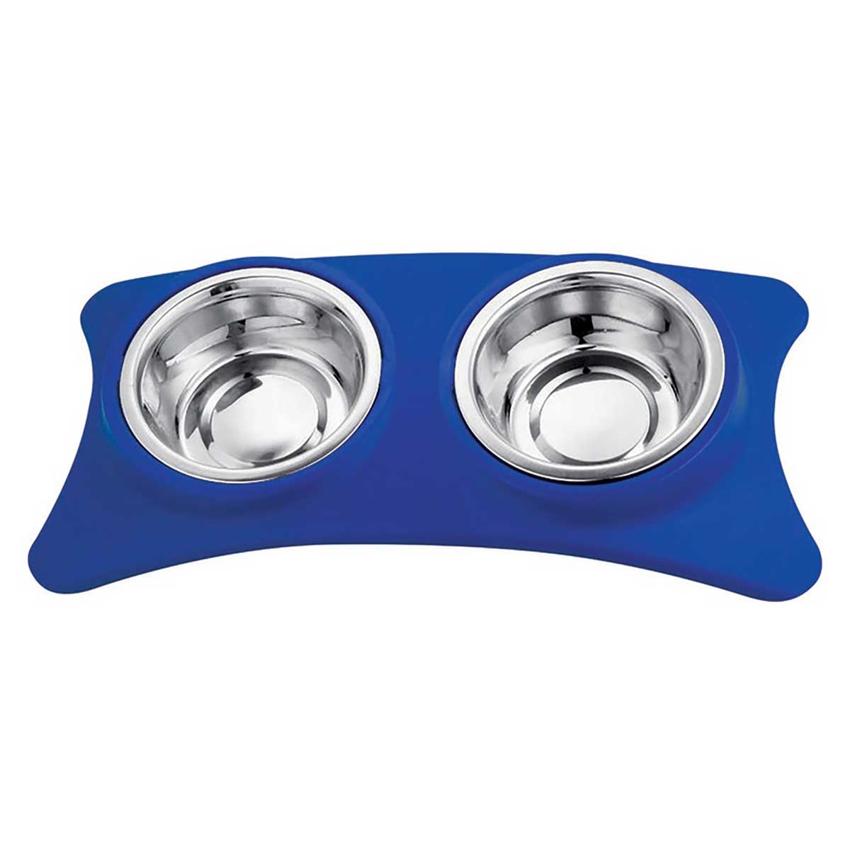 Comedouro Comum 40cm para Cães e Gatos em Aço Inox Carrefour 2 Unidades