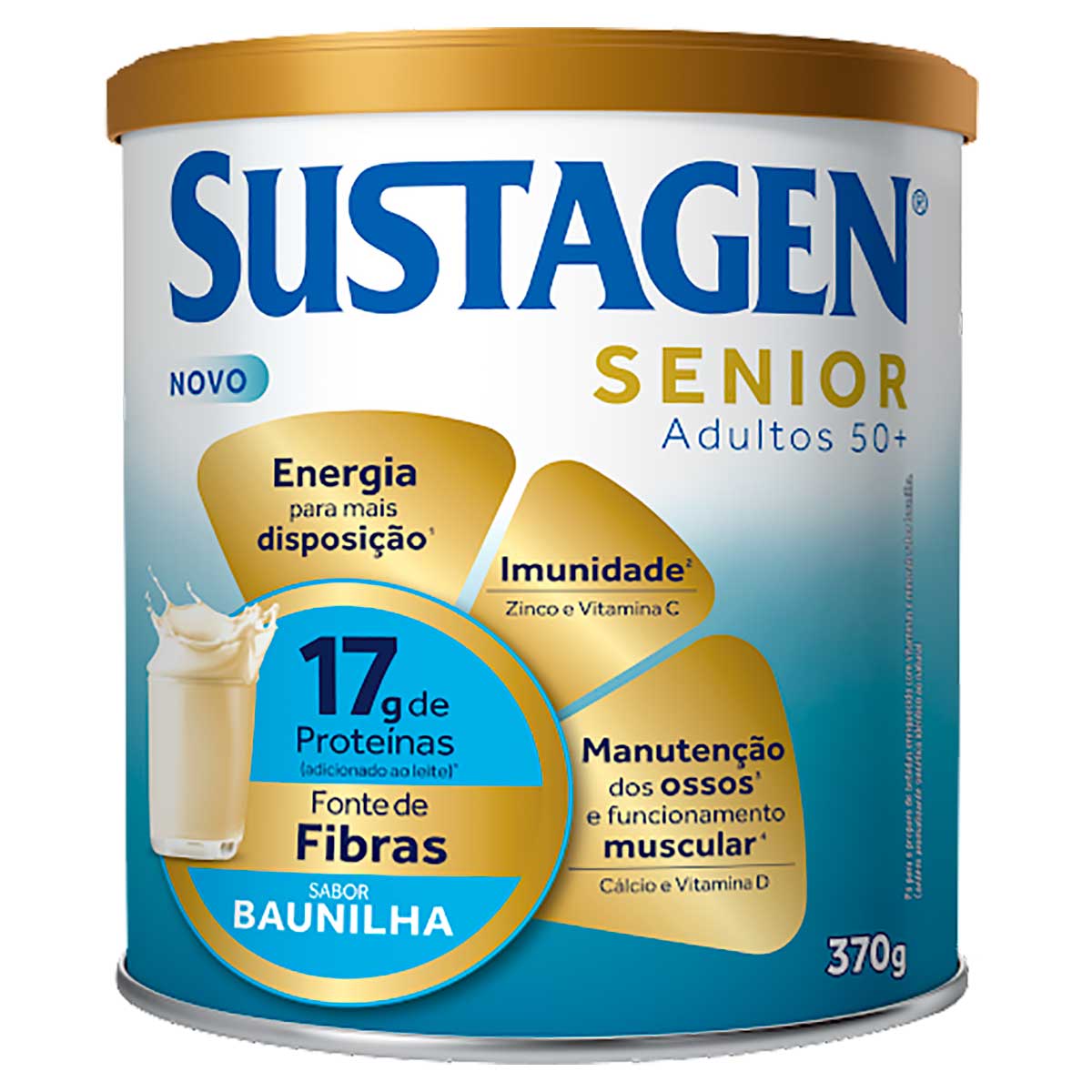 Complemento Alimentar Sustagen Sênior Baunilha 370g