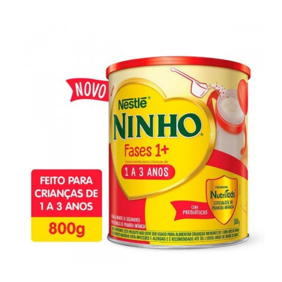 Composto Lácteo em Pó Ninho Fases 1 800g