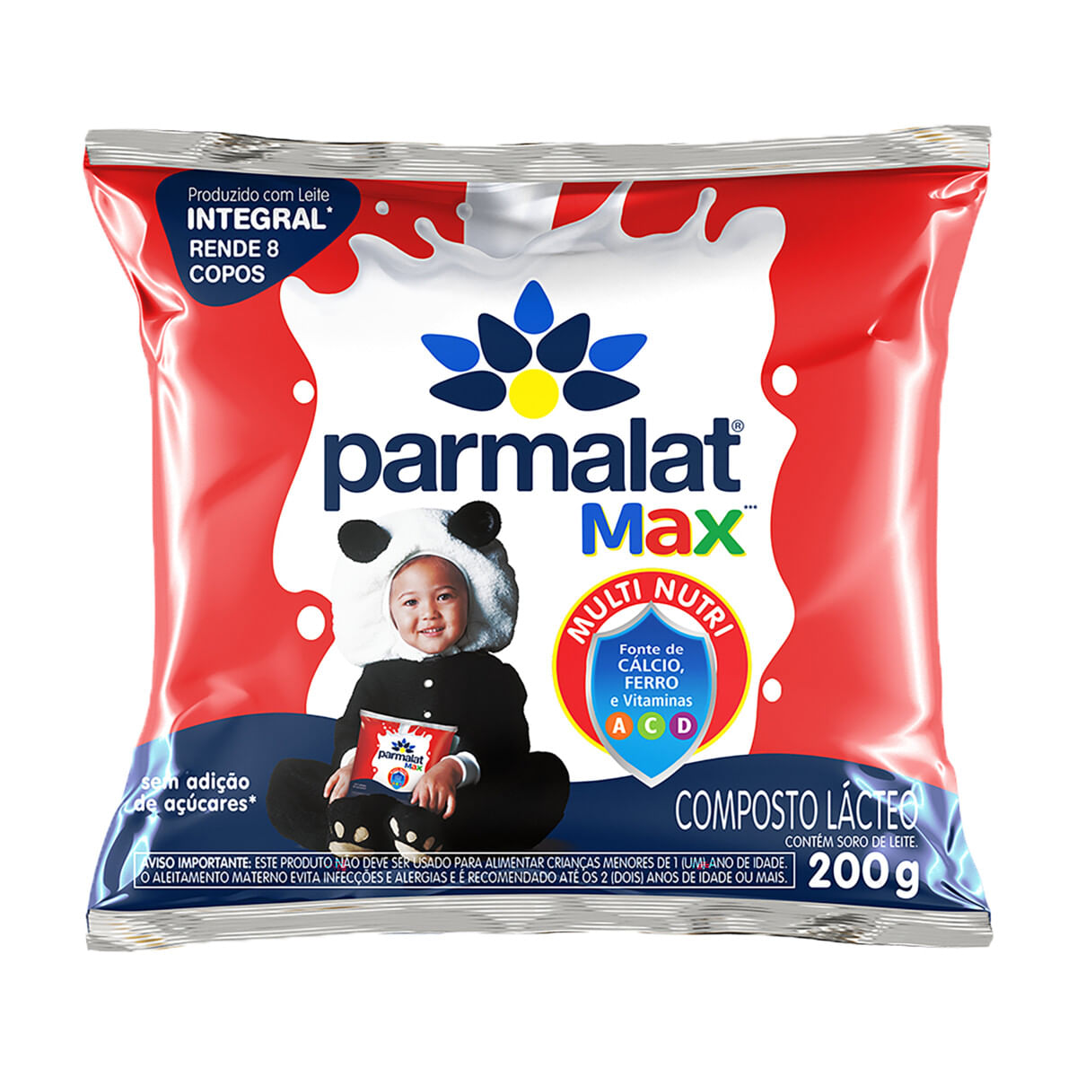 Composto Lácteo Vitaminado 200 g Parmalat Max