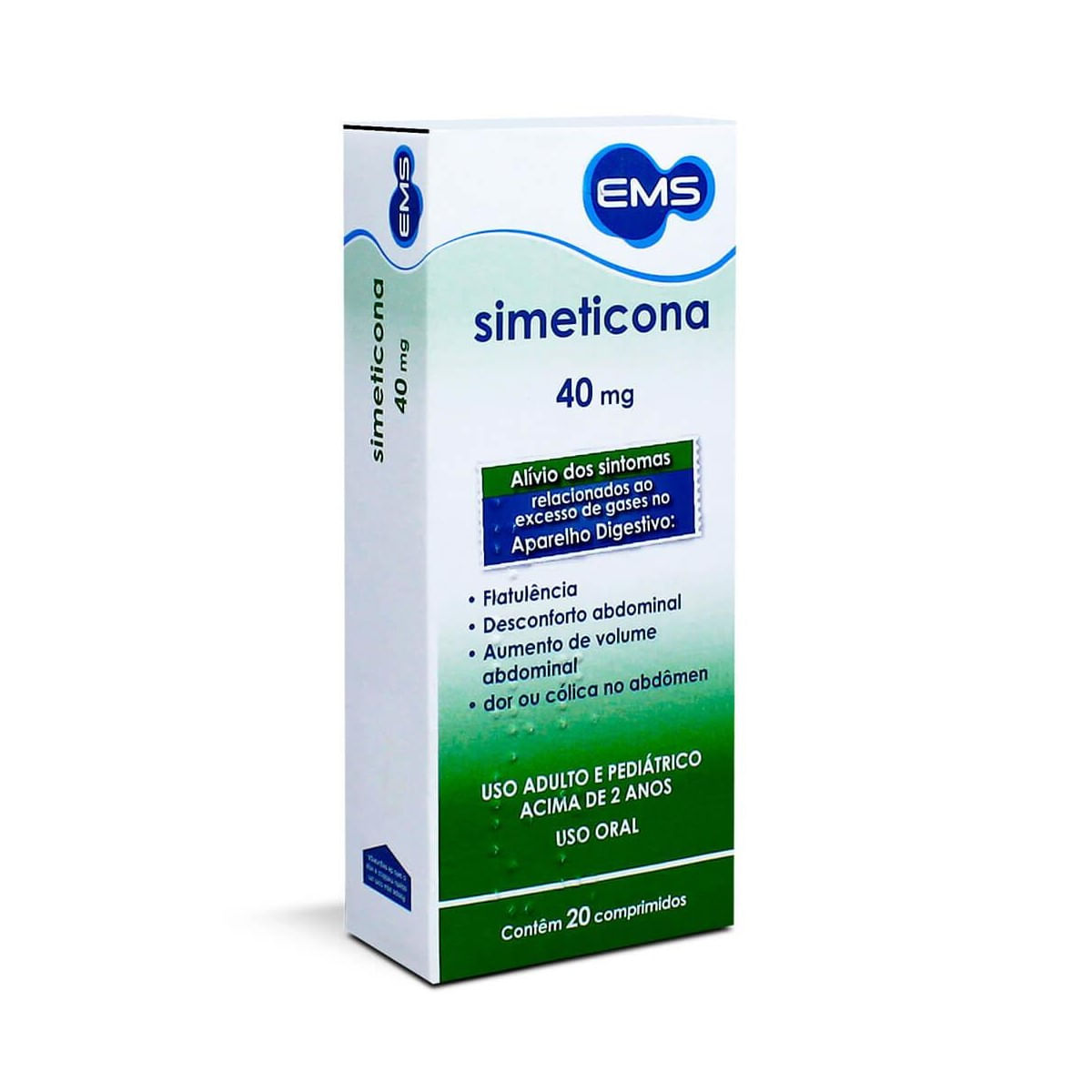 Comprimido Simeticona 40mg EMS 20un