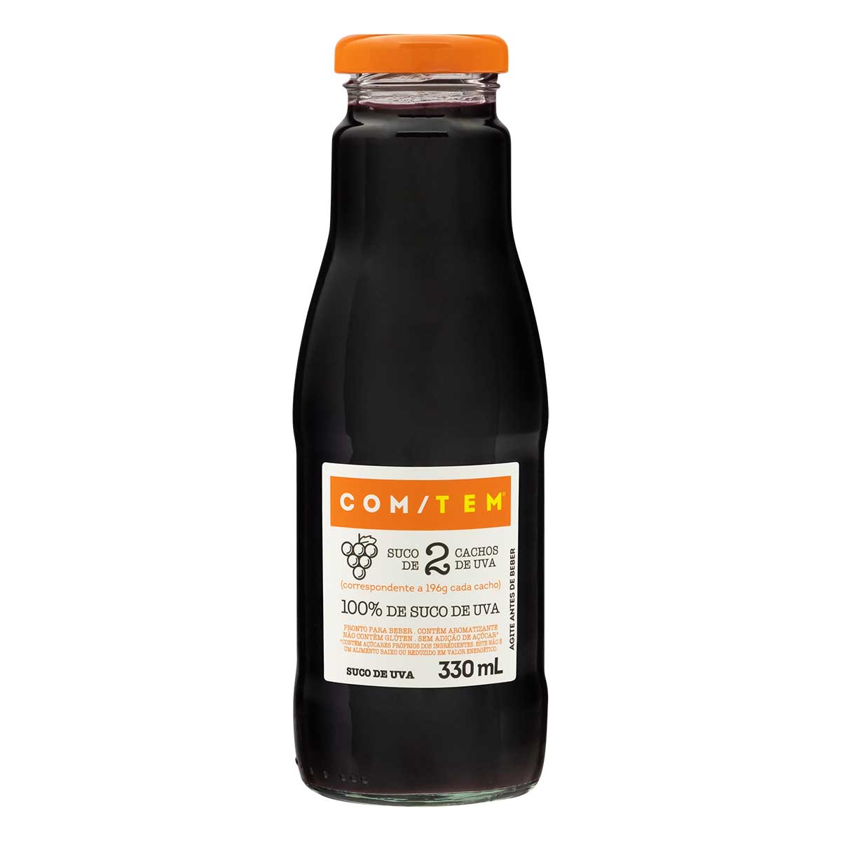 Suco de Uva sem Açúcar Com/Tem 330ml