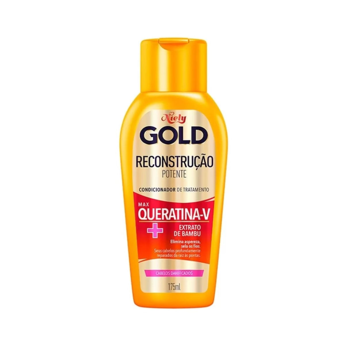 Condicionador Niely Gold Queratina Reconstrução Potente 175 ml