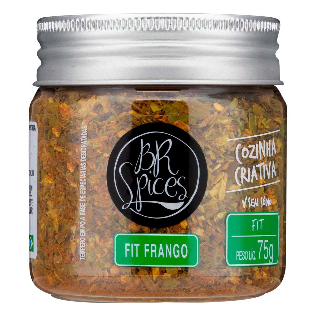 Condimento para Aves Zero Sódio BR Spices Fit Pote 75 g