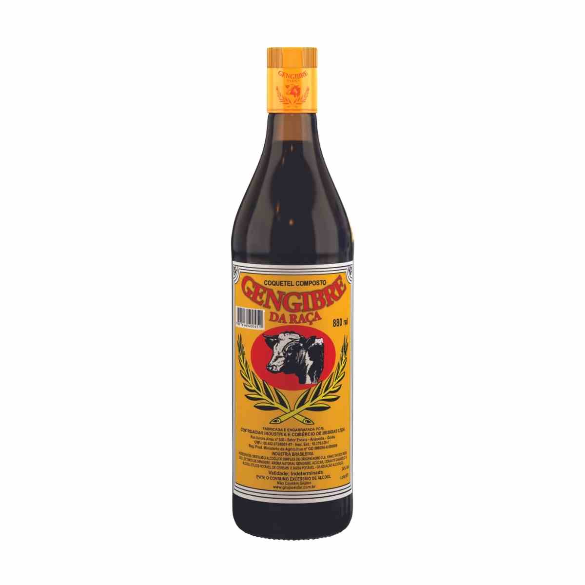 Conhaque Gengibre da Raça 880 ml