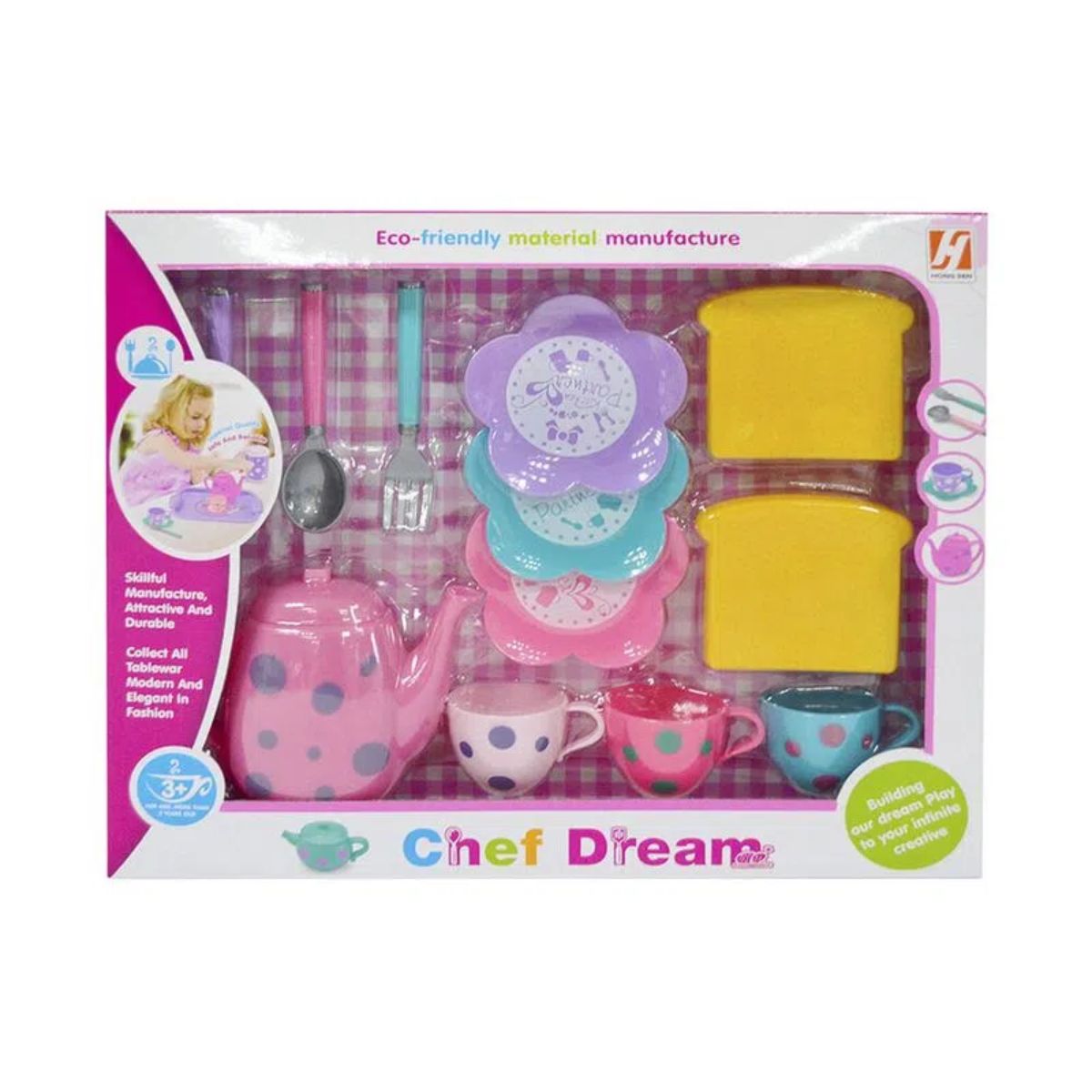 Brinquedo Conjunto de Chá Chef Dream 12 Peças Carrefour