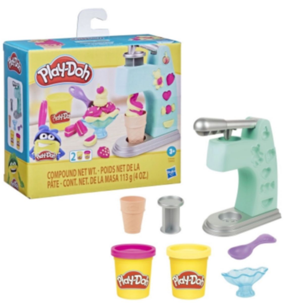 Conjunto De Massinha Mini Clássicos Sorveteria Play doh Hasbro