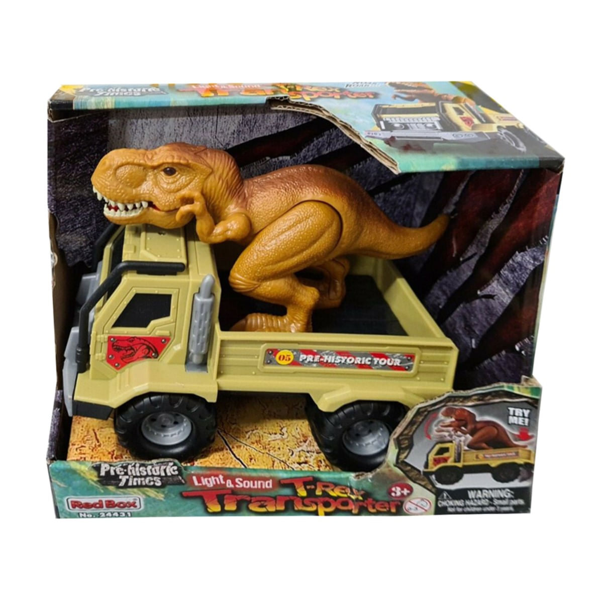 Conjunto Dinossauro T-Rex com Carrinho Carrefour