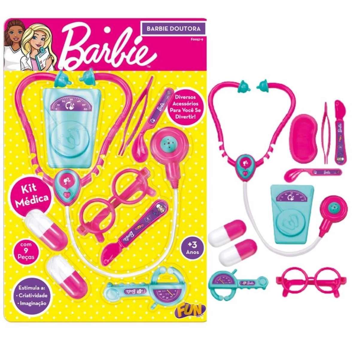 Conjunto Médico Barbie Fun F00579