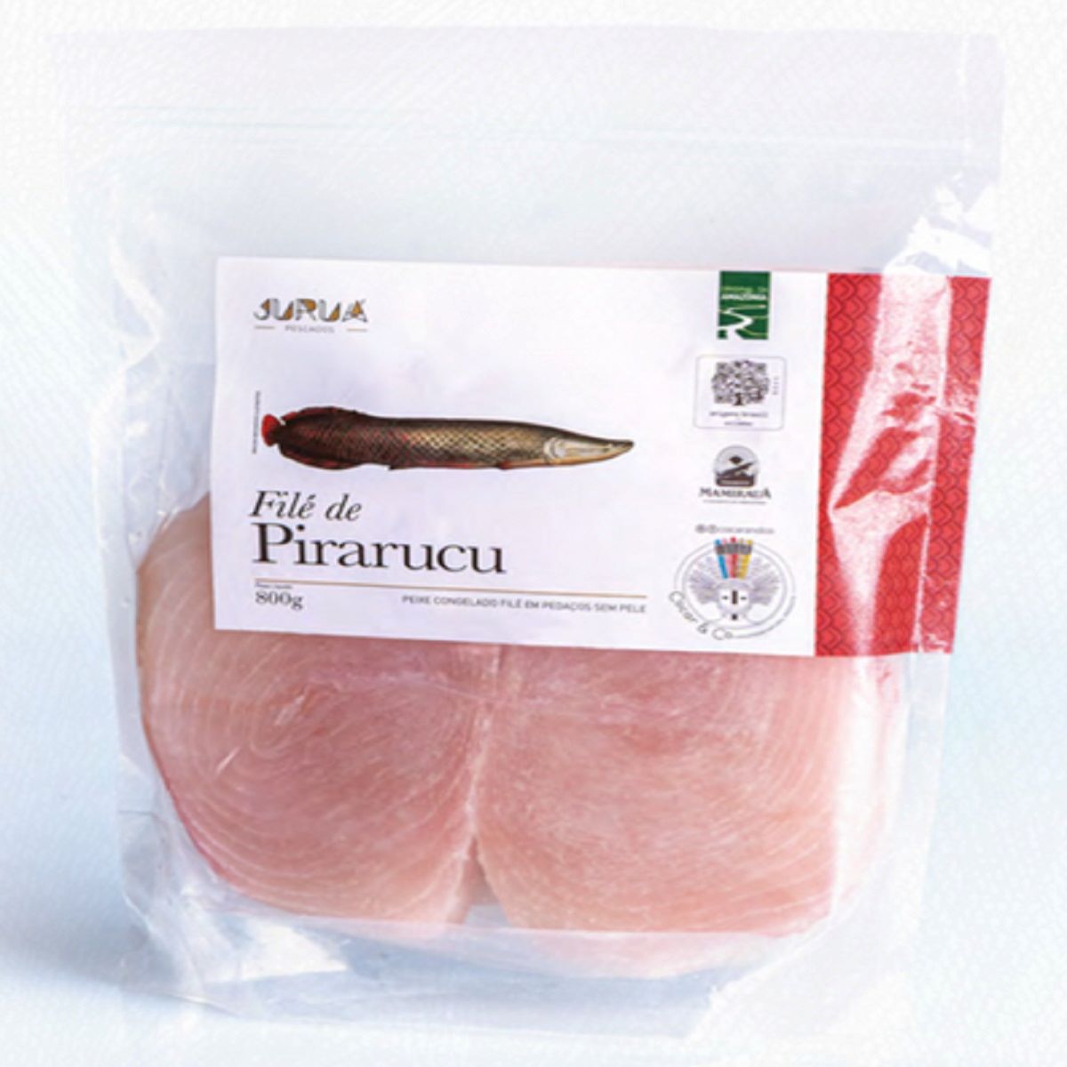 Contra Filé de Pirarucu Congelado Jurua 800 g