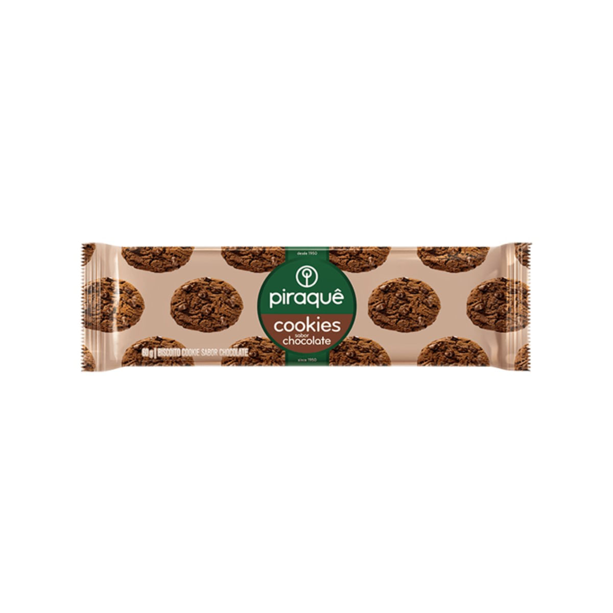 Cookie Piraquê com Gotas de Chocolate 60 g