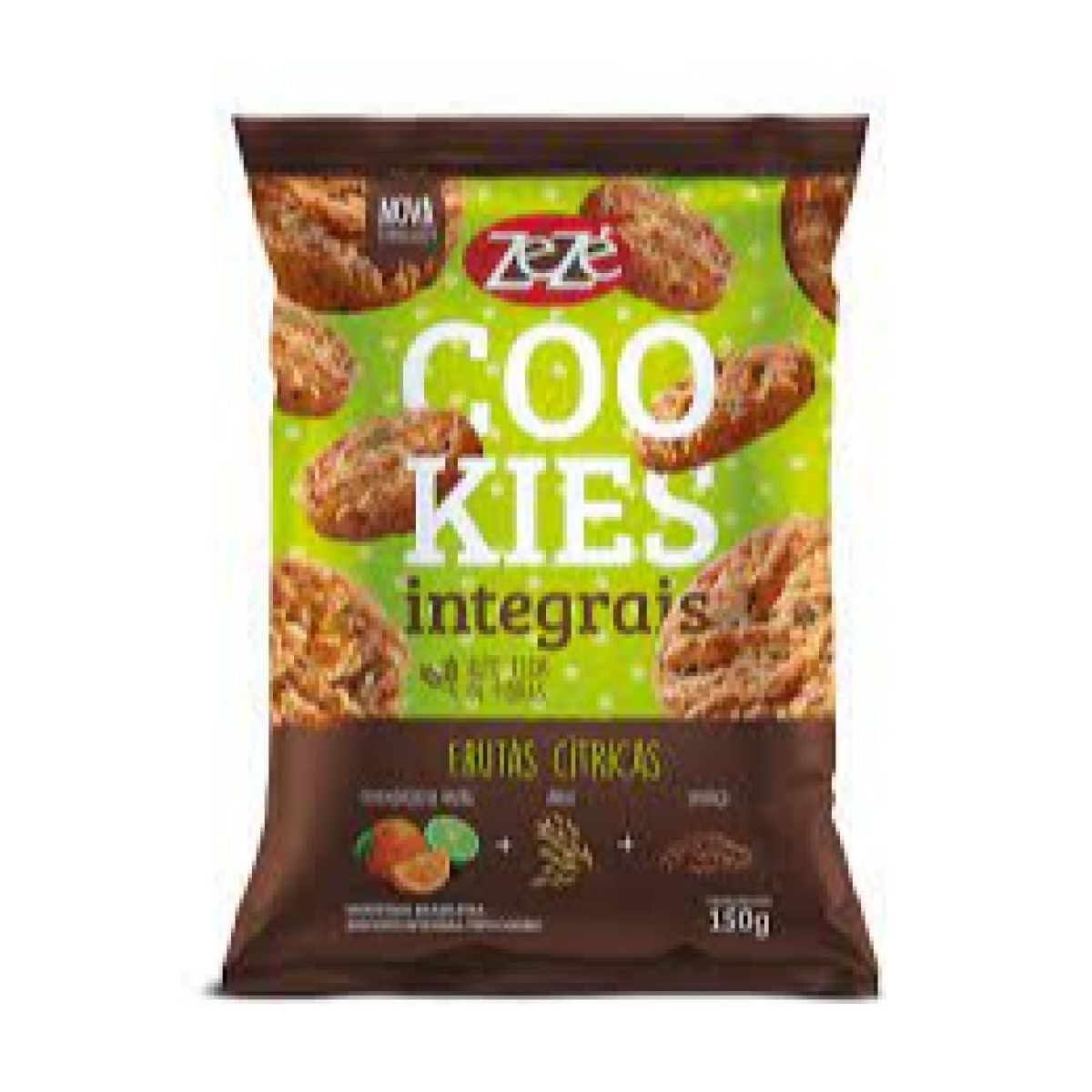 Cookies Integral Sabor Frutas Cítricas Zezé 150g