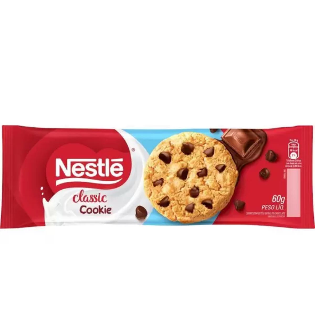 Biscoito Cookies Classic Nestle Pacote 60 g