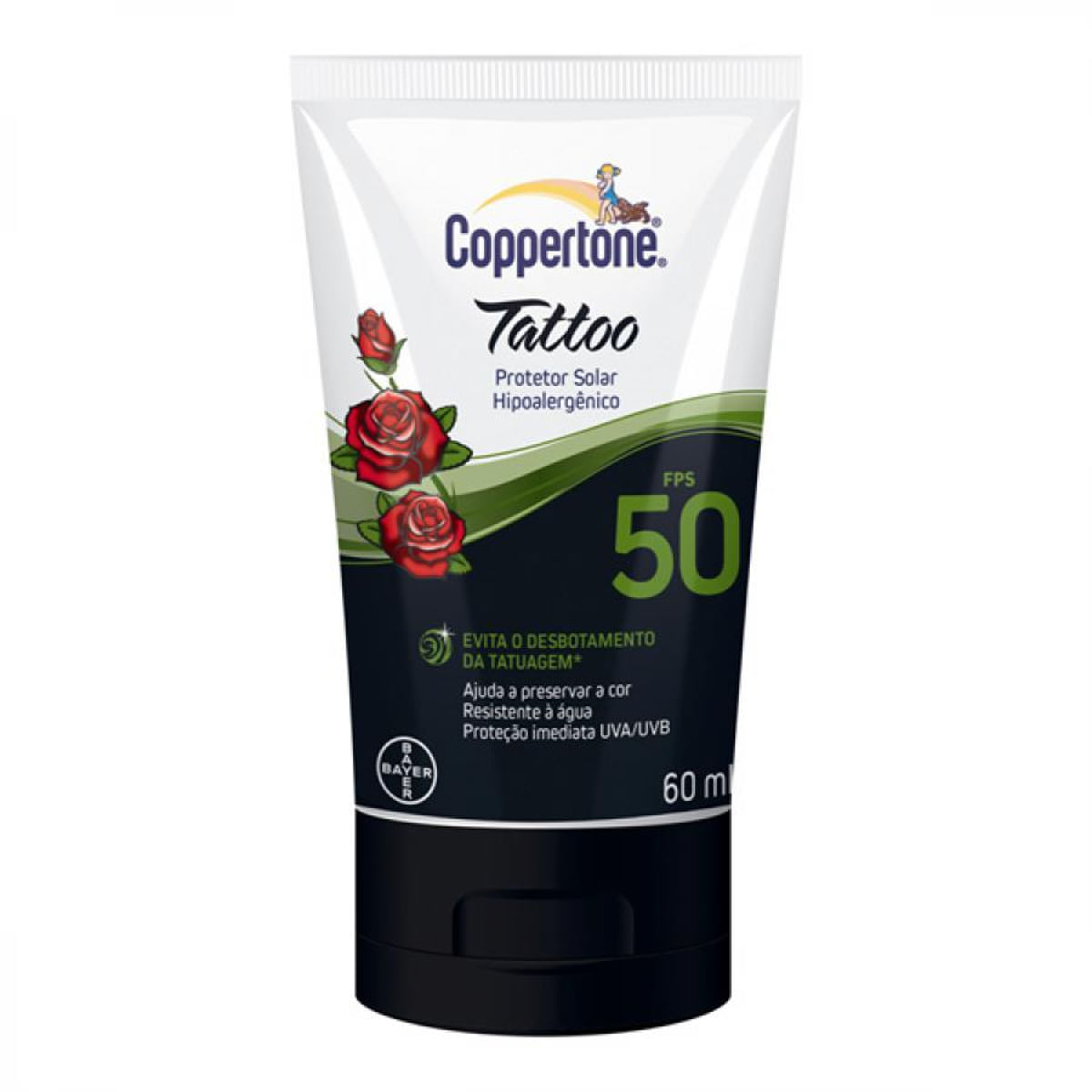 Loção Hidratante FPS 50 Coppertone Tatoo 60 Ml