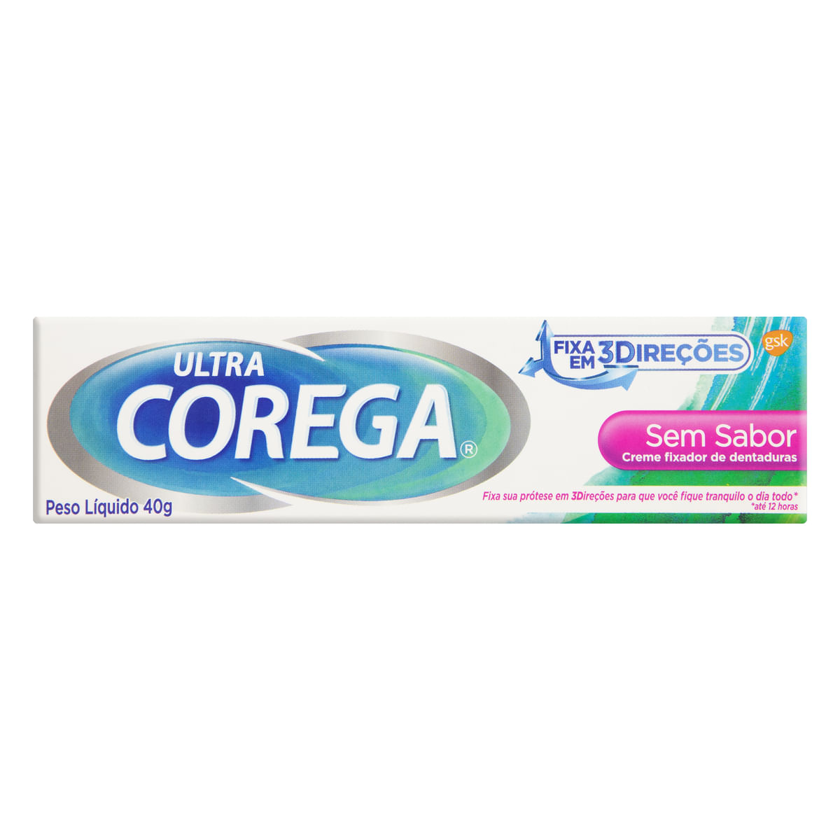 Fixador de Dentadura em Creme sem Sabor Ultra Corega 40 g