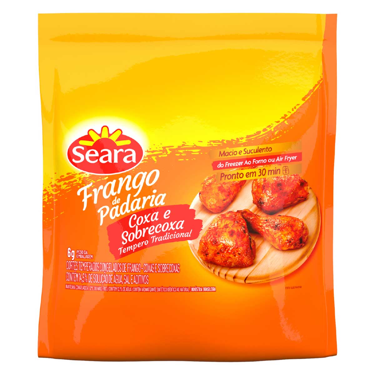 Coxa com Sobrecoxa Frango de Padaria Congelado Seara Aprox. 420g