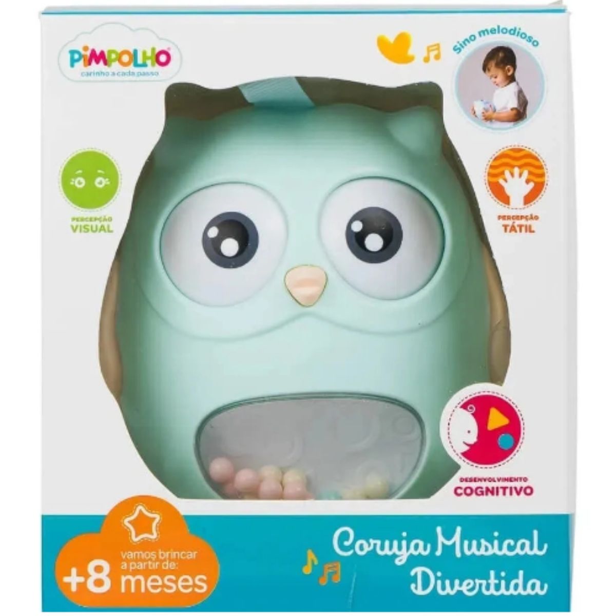 Coruja Musical Pimpolho Verde 90372