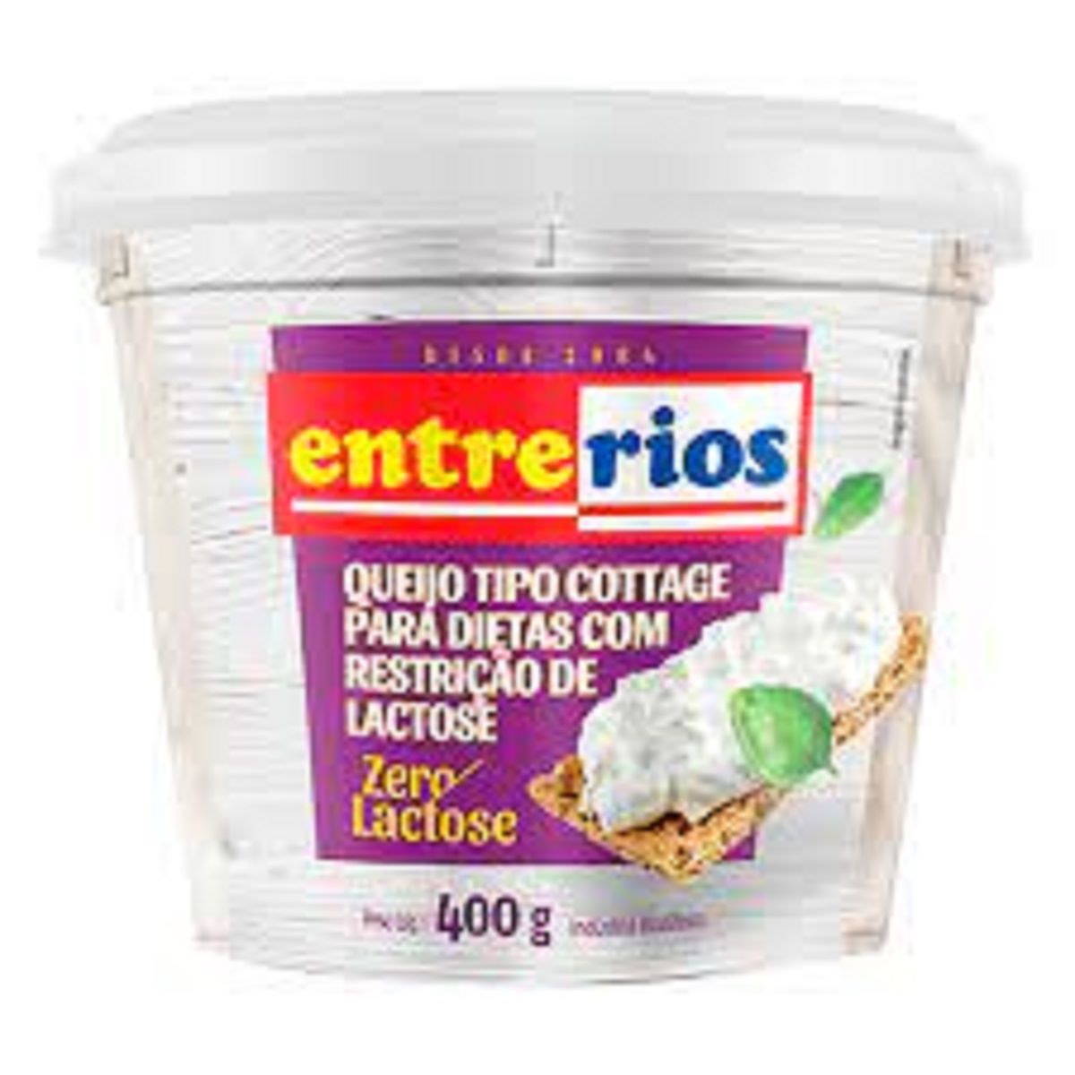 Queijo Cottage Zero Lactose Entre Rios 400 g