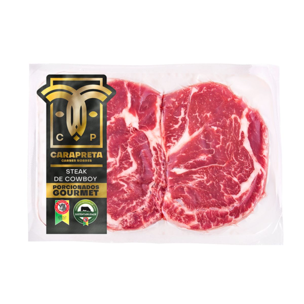 Steak Comboy Angus Congelado Cara Preta Aproximadamente 400g