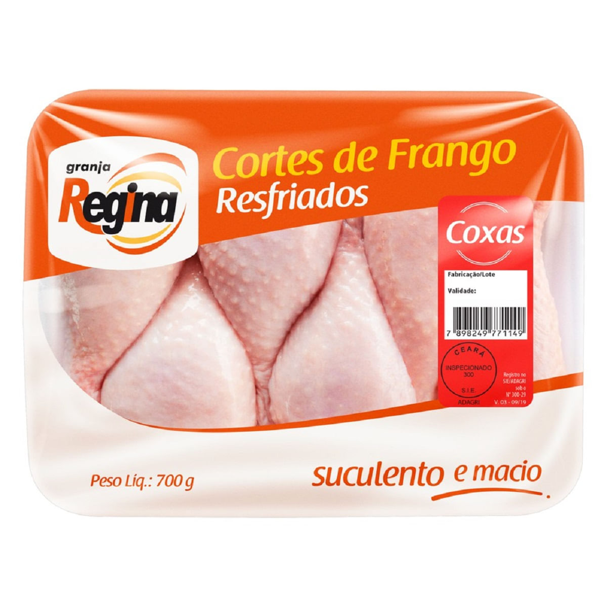 Coxa de Frango Resfriada Granja Regina 700 g