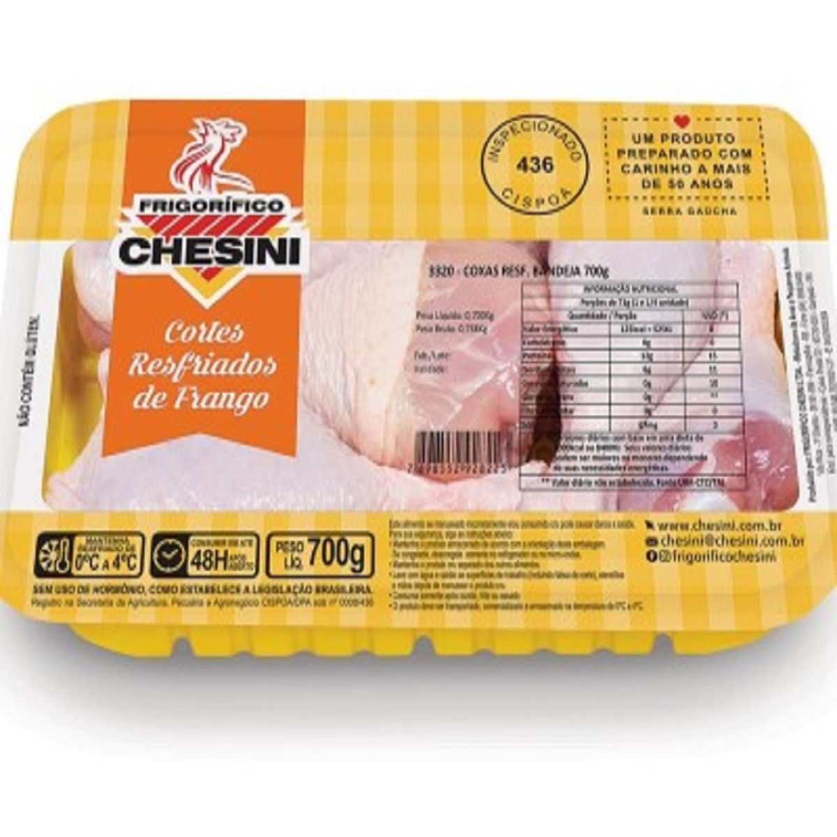 Coxa de Frango Resfriado Chesini 700g