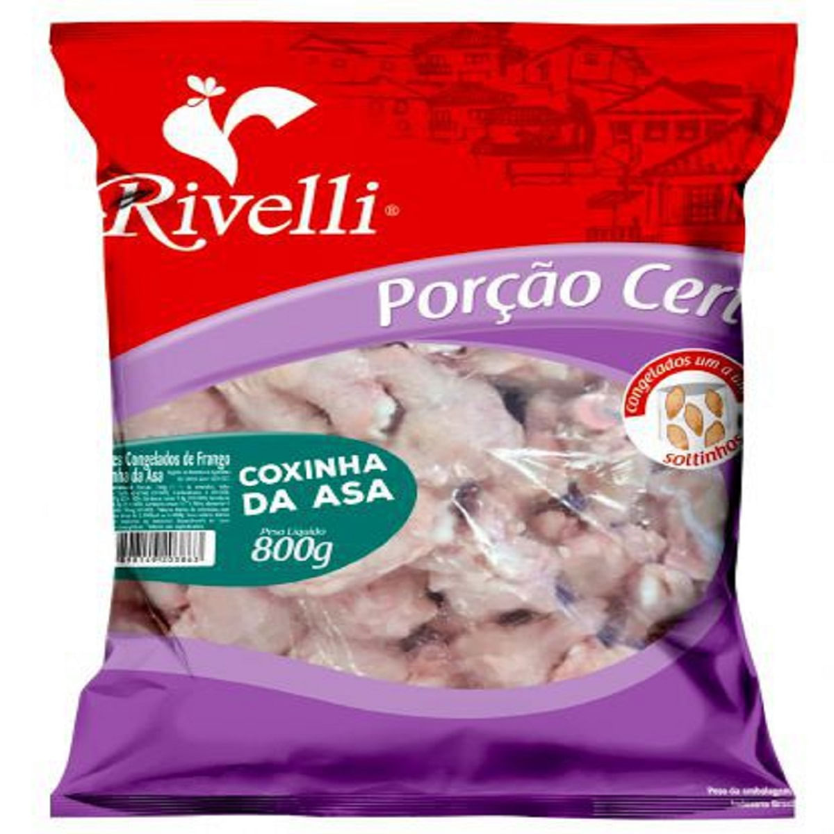 Coxinha da Asa Rivelli Pacote 800 g