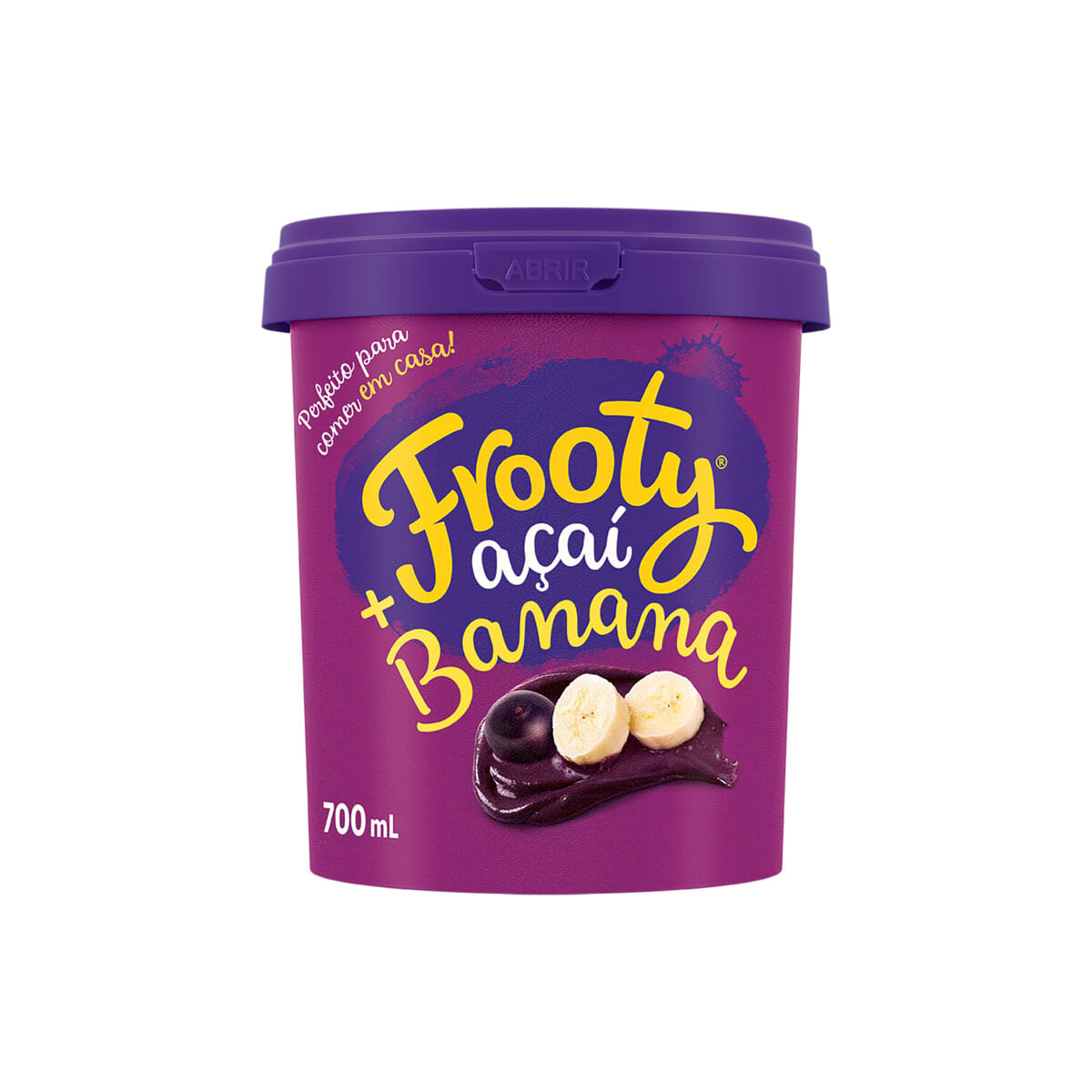 Sorbet Açaí e Banana Frooty 700 ml