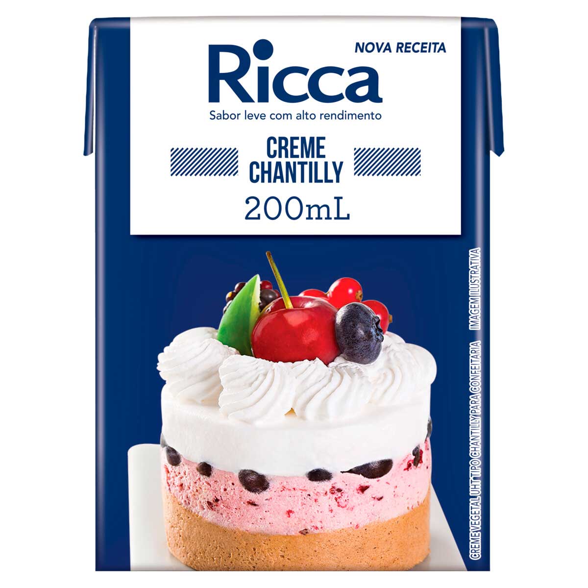 Creme Chantilly Ricca 200ml