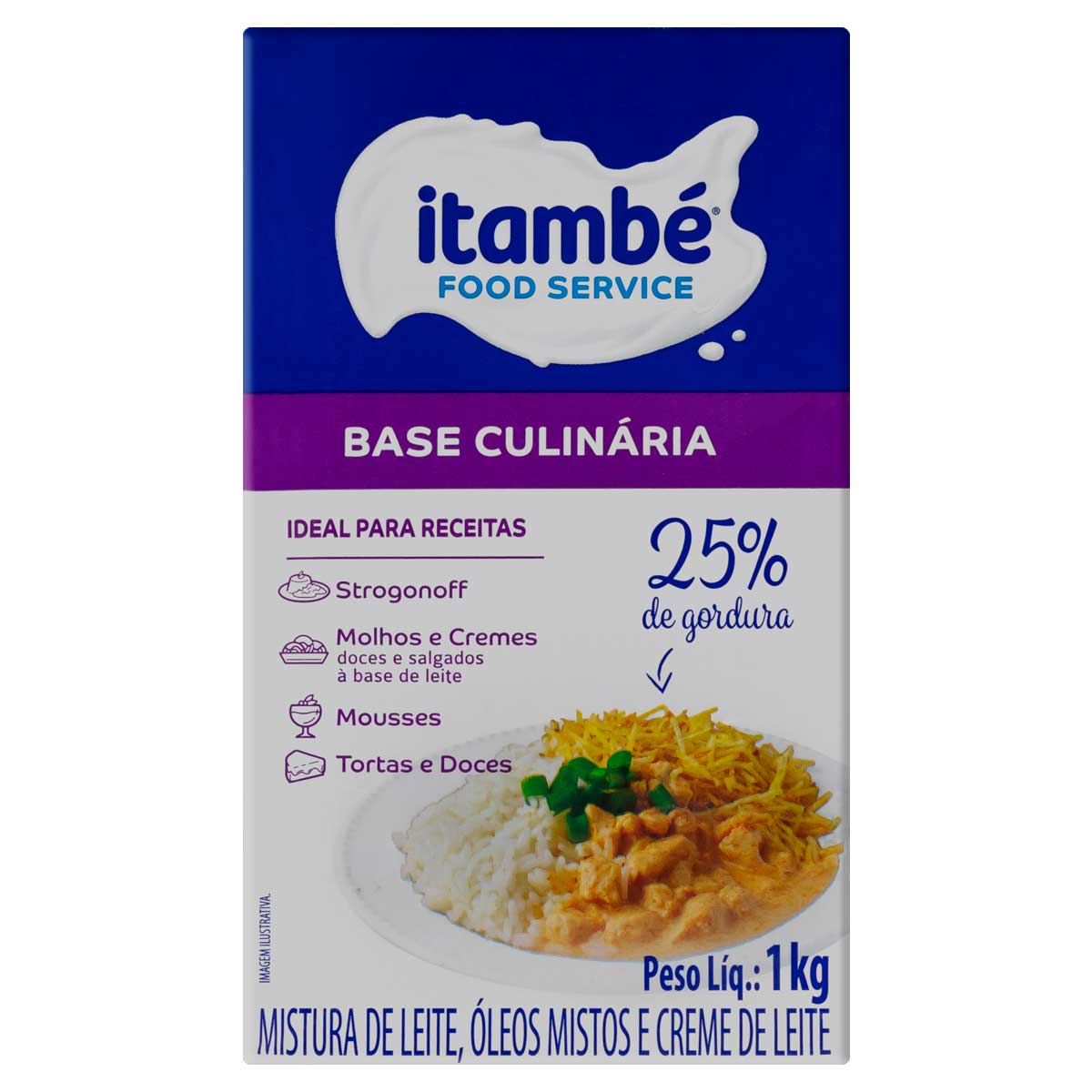 Creme de Leite Culinário Itambé Food Service 1 Kg