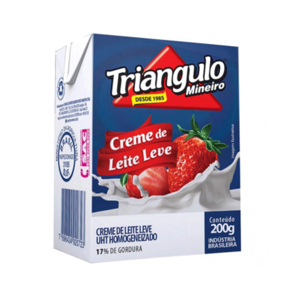 Creme de Leite Leve Triangulo Mineiro 200 g