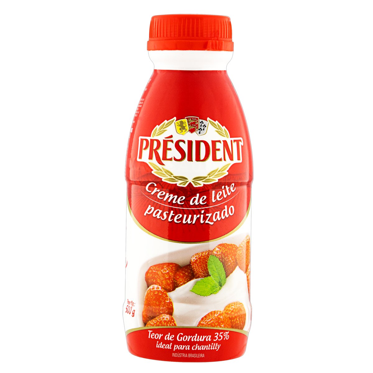 Creme de Leite Pasteurizado Président Garrafa 500 g