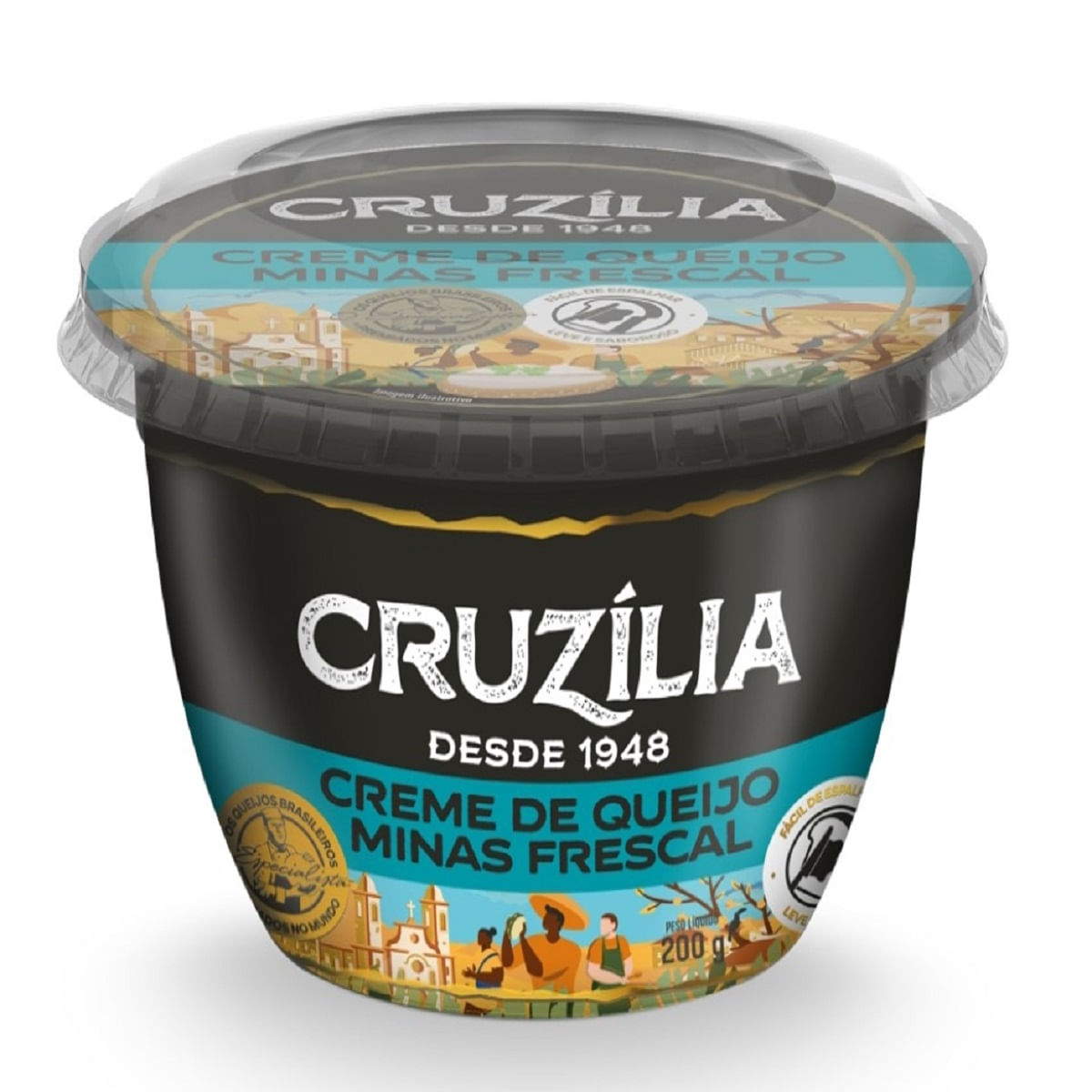 Creme de Queijo Minas Frescal Cruzília 200 g