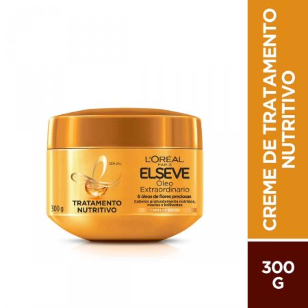 Creme de Tratamento Elseve Óleo Extraordinario Nutrição Intensa 300g