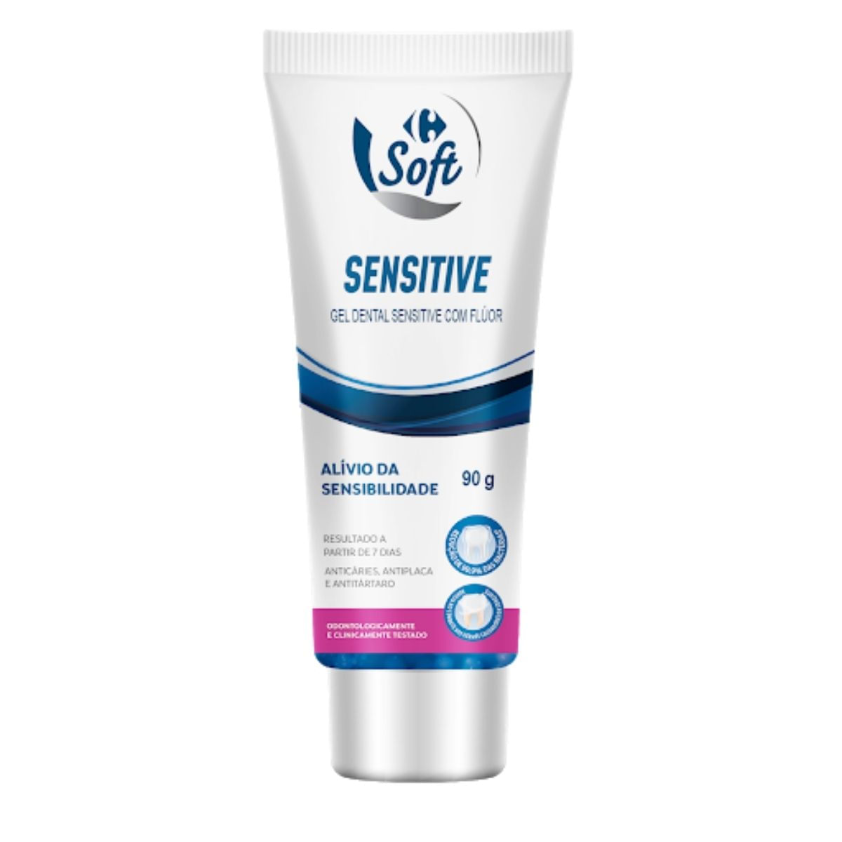 Creme Dental Carrefour Sensitive 90 g