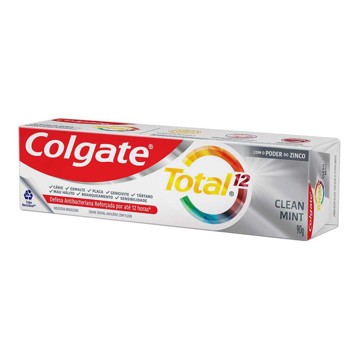 Creme Dental Colgate Total 12 Clean Mint 90g