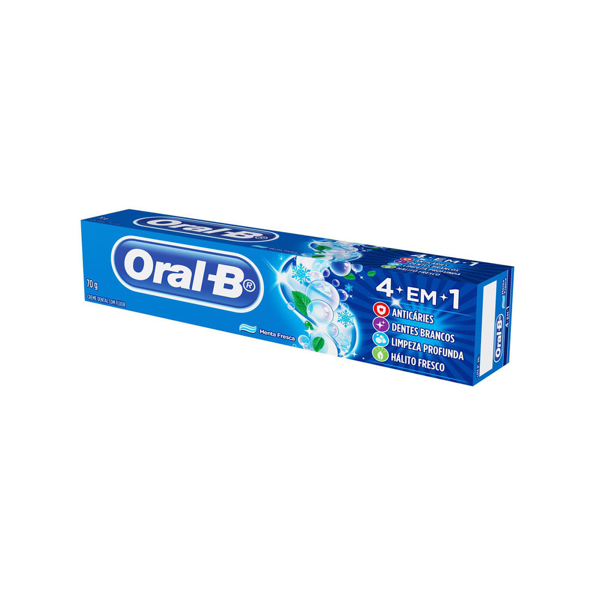 Creme Dental Oral-B 4 em 1 - 70 g Cada