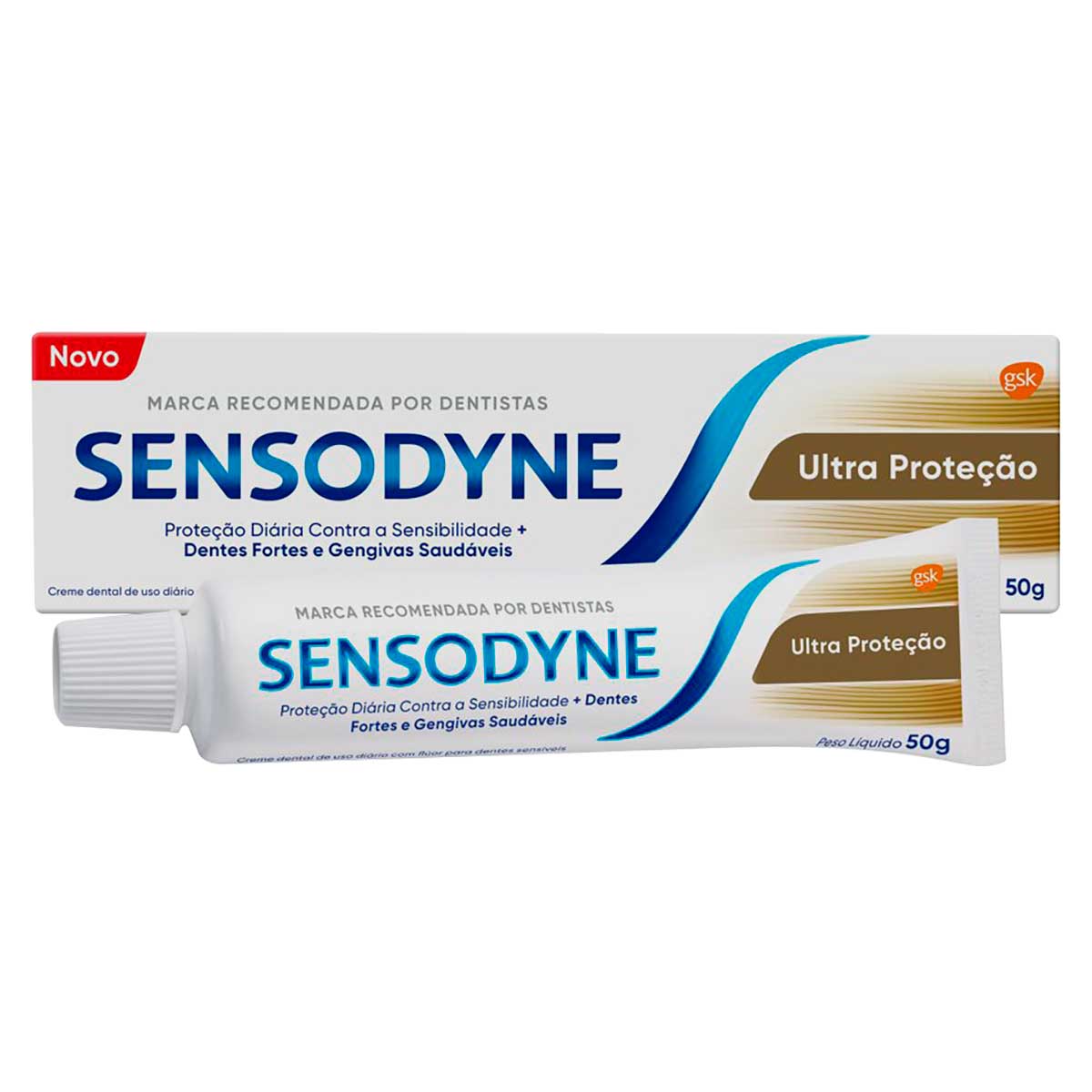 Creme Dental para Dentes Sensíveis Sensodyne Ultra Proteção 50g