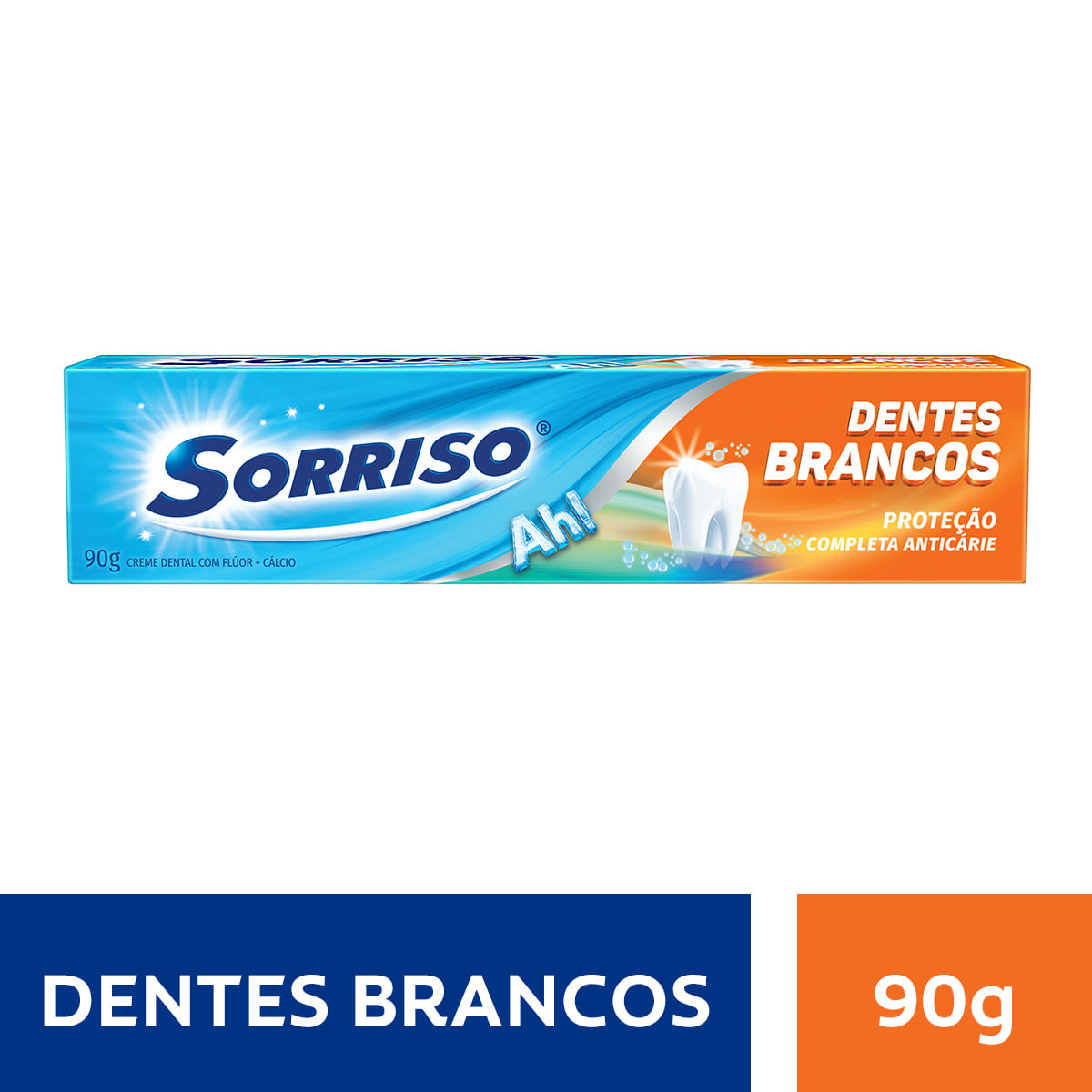 Creme Dental Sorriso Dentes Brancos Menta 90g