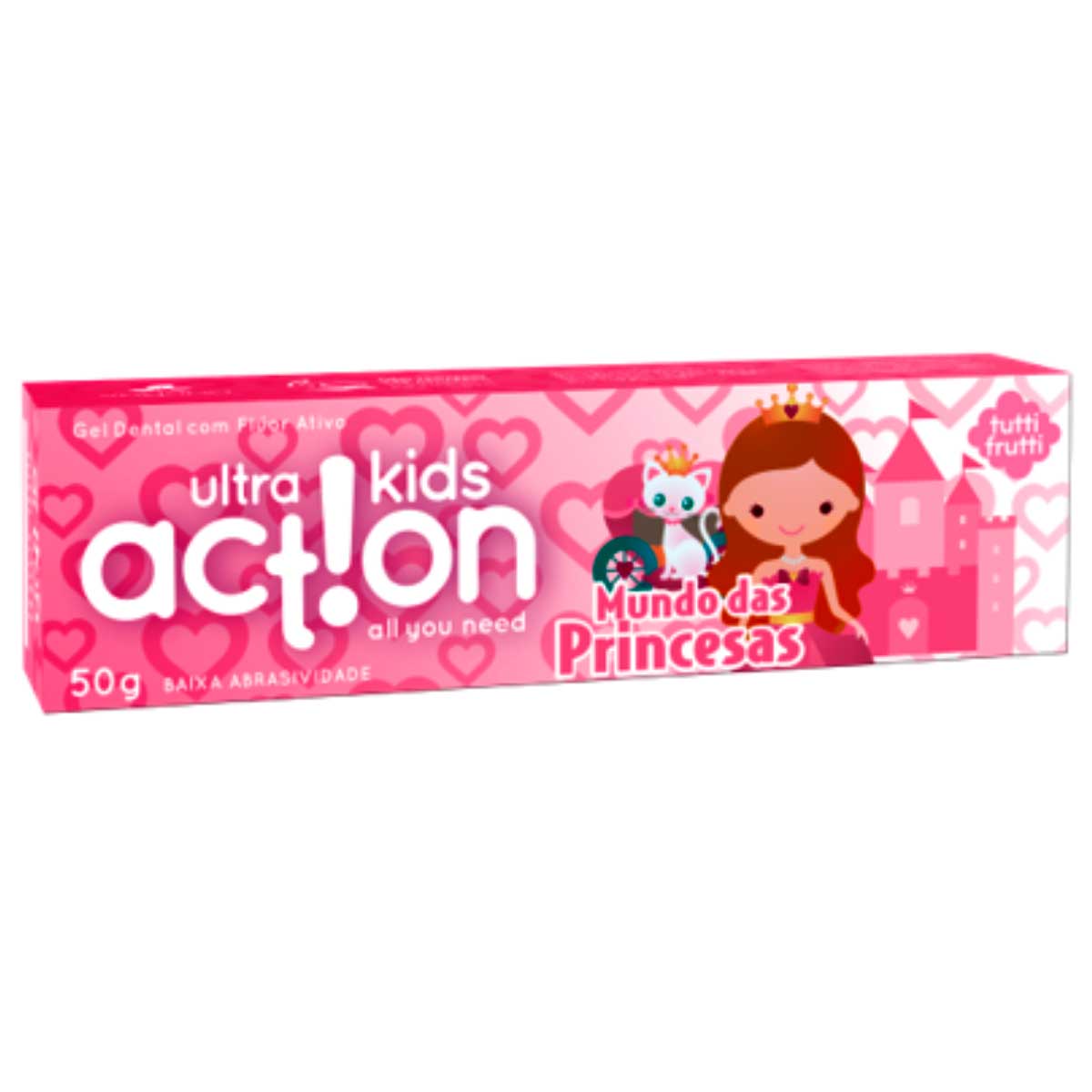 Gel Dental Infantil Ultra Action Mentinha 1 Unidade 50g