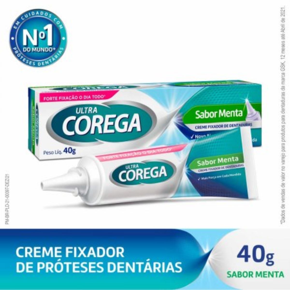 Creme Fixador Para Dentadura Menta Corega Ultra 40 g