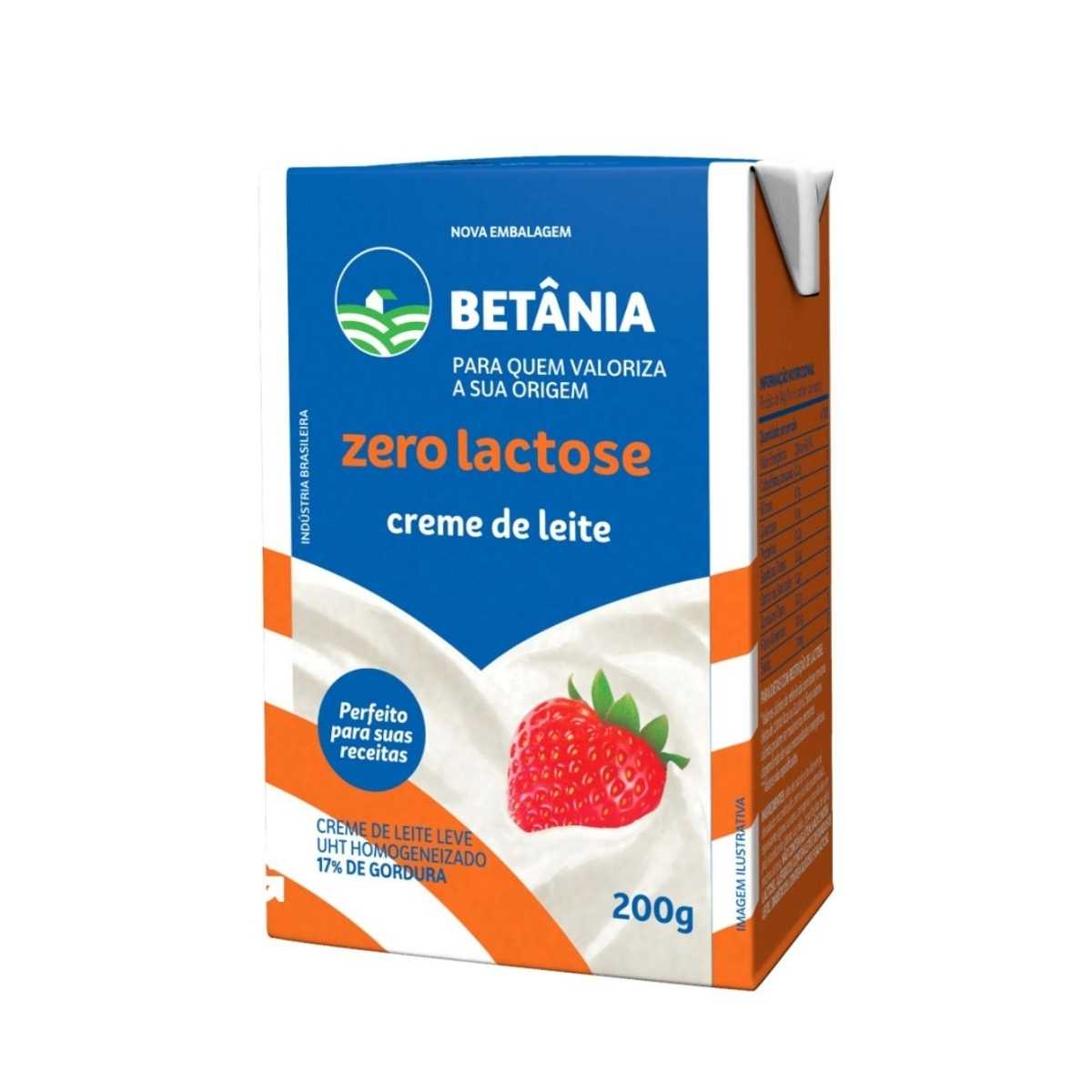 Creme Leite Betânia Zero Lactose 200 g