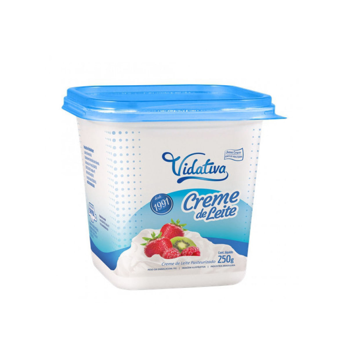 Creme de Leite Pasteurizado Vidativa 250 g