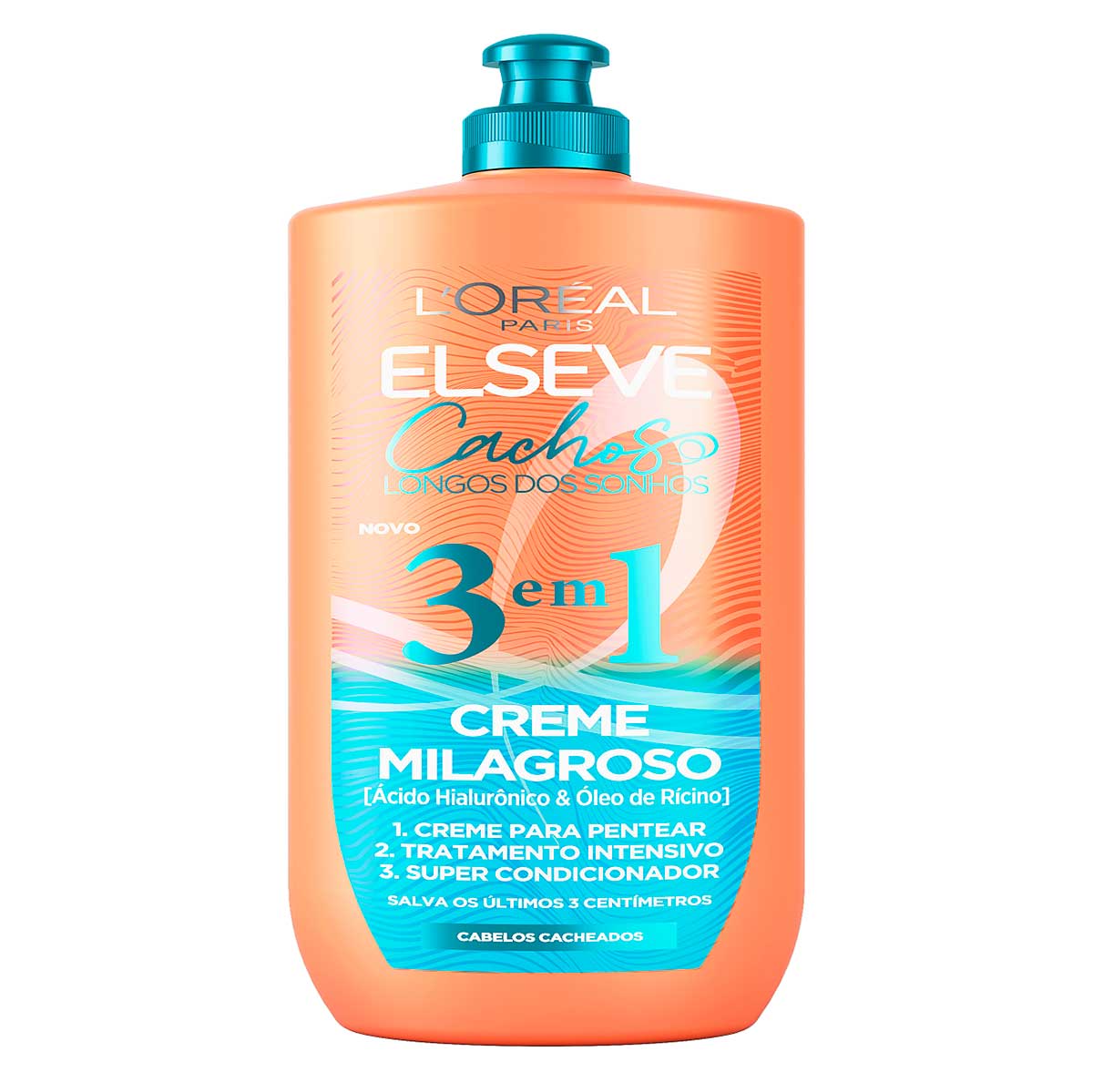 Creme Milagroso 3 em 1 Elseve Cachos dos Sonhos 500ml