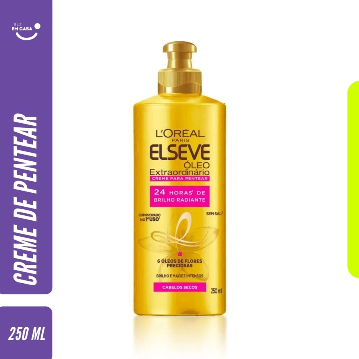 Creme para Pentear Elseve Óleo Extraordinario 250ml