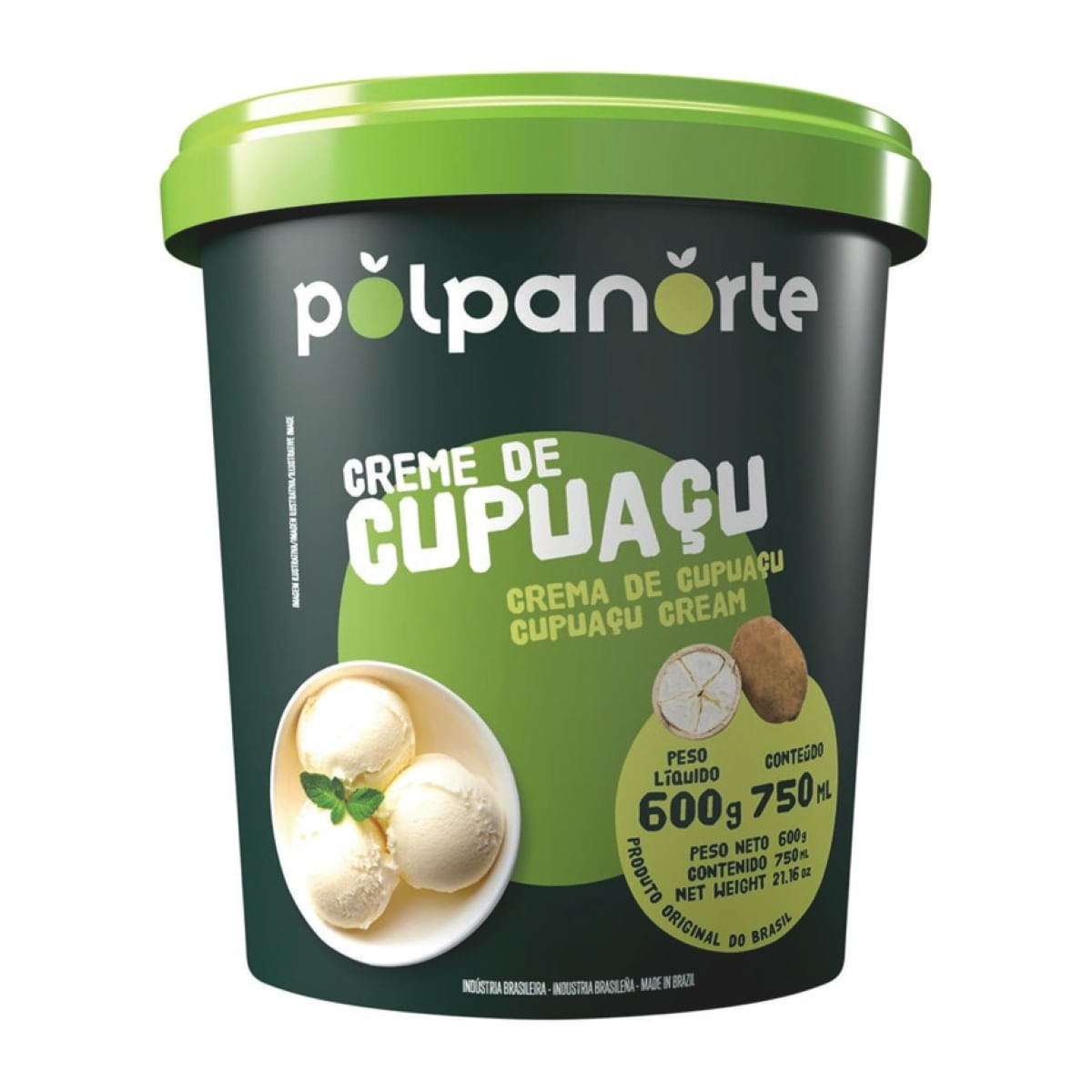 Creme de Cupuaçu Polpanorte 750 ml