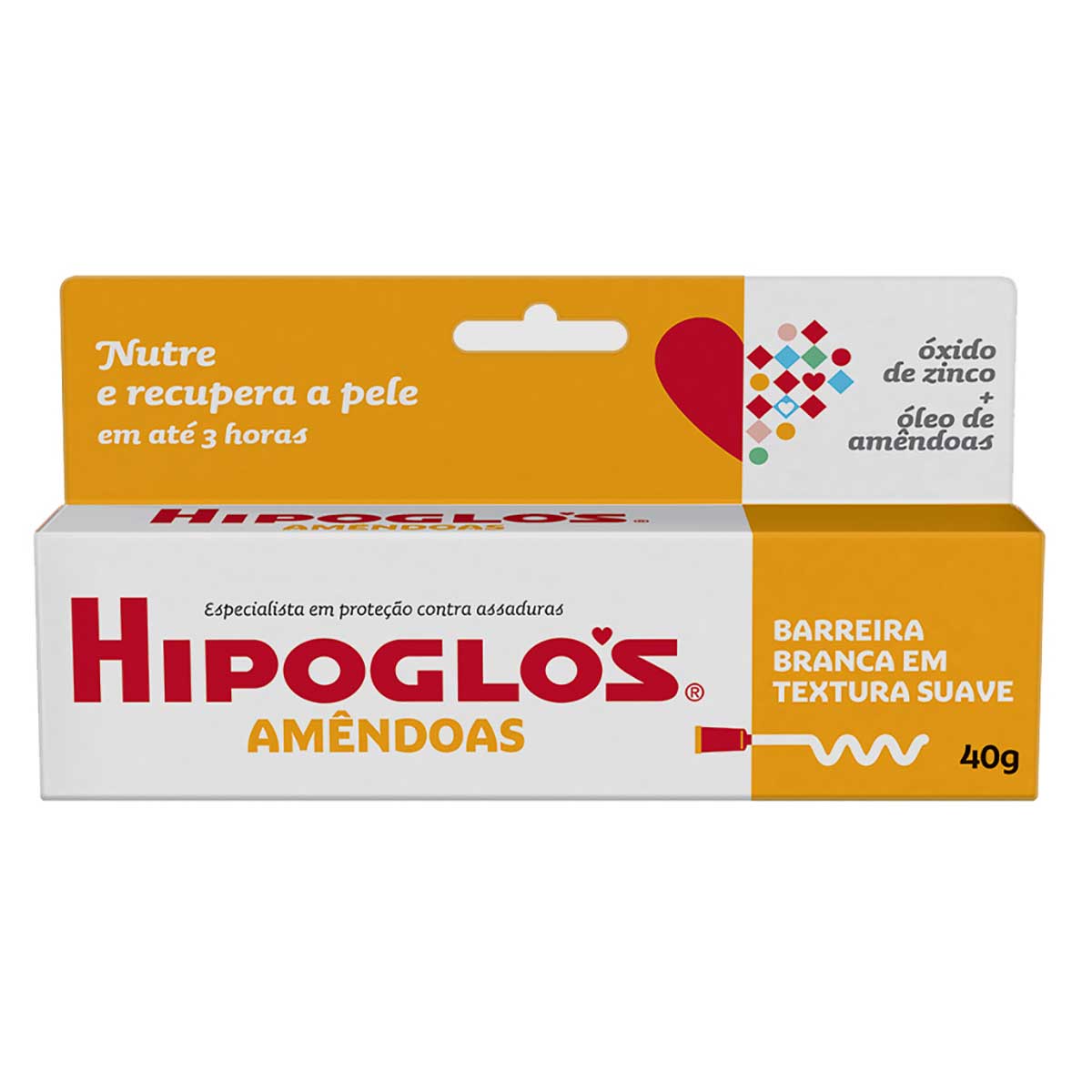 Creme Preventivo de Assaduras Hipoglós Amêndoas 40g