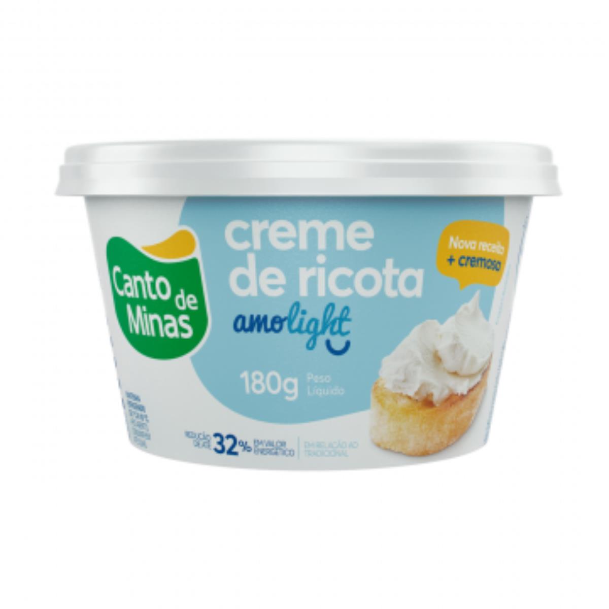 Creme Ricota Canto Minas Pote 180 g